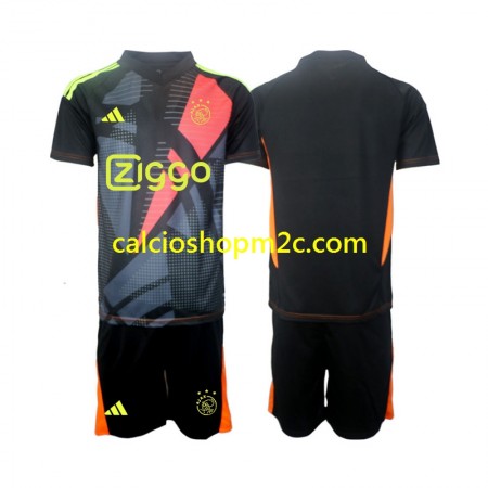 AFC Ajax Portiere Bambino Maglia Prima 2024/2025 Manica Corta